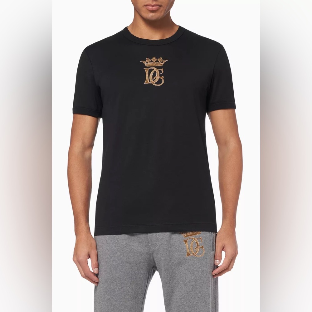 Dolce and Gabbana cotton embroidered shirt size 50